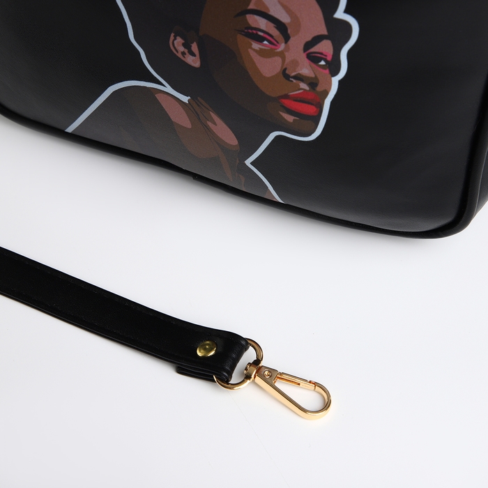 Сумка женская через плечо TEXTURA, маленького размера, цвет чёрный Сумка женская через плечо TEXTURA, маленького размера, цвет чёрный