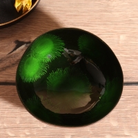 Чаша "Листья" 14х14х6 см, кокос