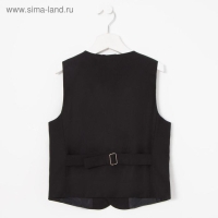 Школьный жилет для мальчика, чёрный, рост 146 (36/M) Школьный жилет для мальчика, чёрный, рост 146 (36/M)
