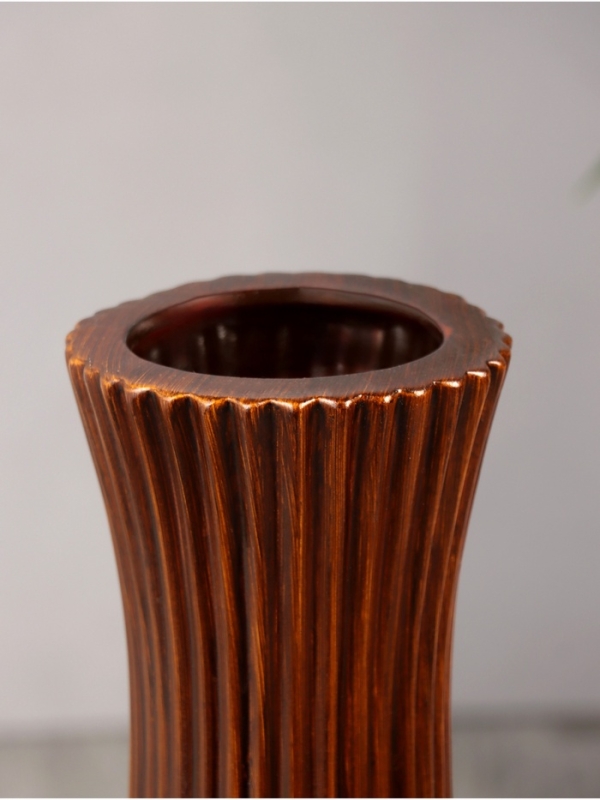 Ваза керамика напольная "Чедвиг" 57х13 см, коричневый