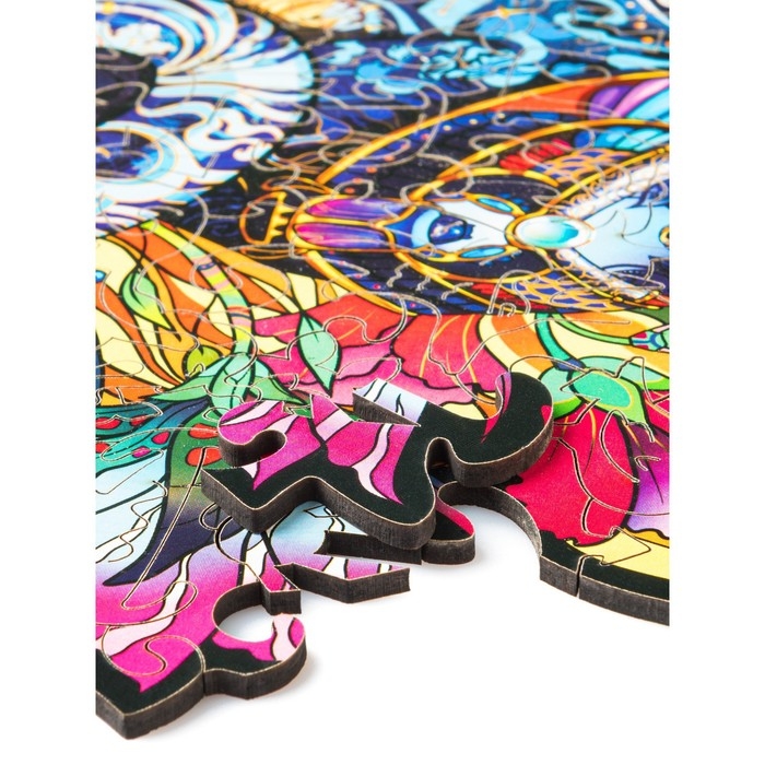 Пазл деревянный &laquo;Кошка&raquo;, размер L &mdash; 27 &times; 37 см, 200 деталей