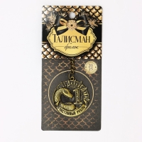 Брелок новогодний, для ключей «Счастливый рубль», диам. 4 см Брелок новогодний, для ключей «Счастливый рубль», диам. 4 см