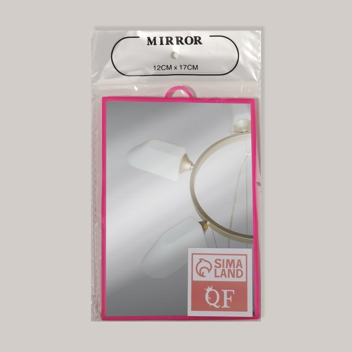 Зеркало настольное - подвесное, зеркальная поверхность 11 × 16 см, цвет МИКС Зеркало настольное - подвесное, зеркальная поверхность 11 × 16 см, цвет МИКС