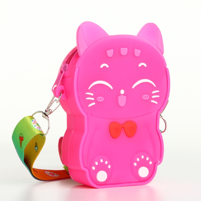 Сумка детская для девочки на молнии, цвет розовый Сумка детская для девочки на молнии, цвет розовый