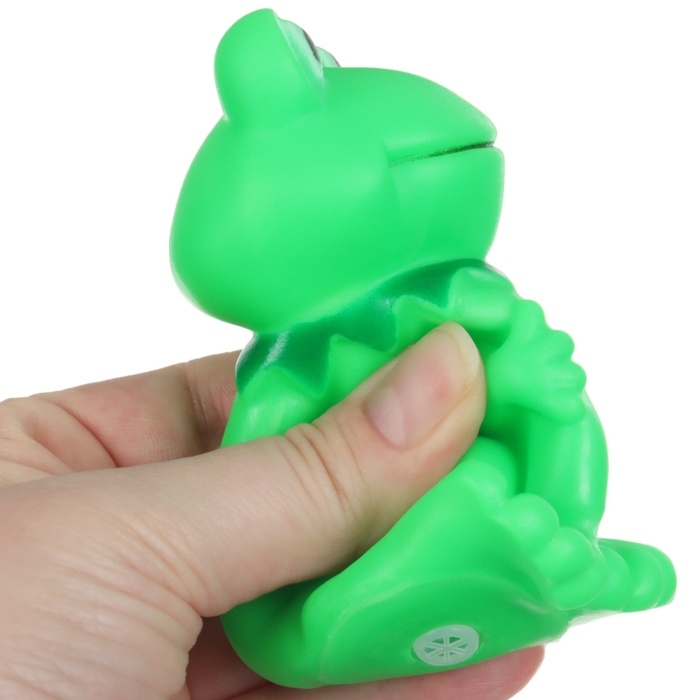 Резиновая игрушка для ванны &laquo;Лягушонок&raquo;, 9 см, с пищалкой, Крошка Я