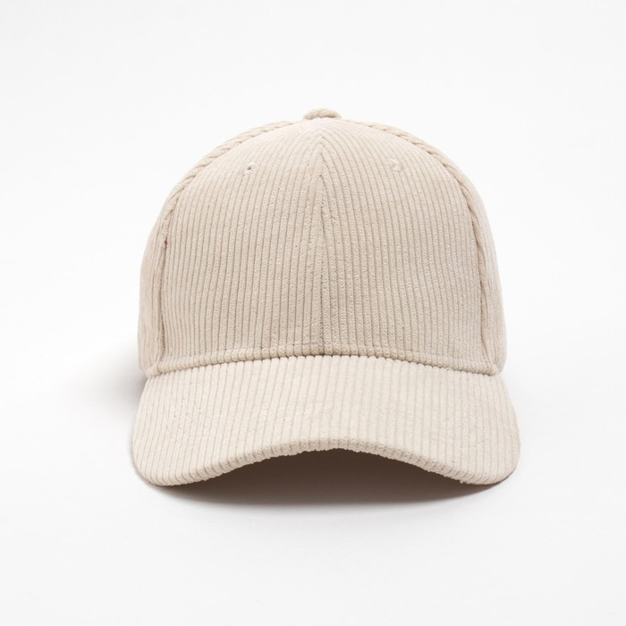 Бейсболка мужская MINAKU, цвет молочный, размер 56-58 Бейсболка мужская MINAKU, цвет молочный, размер 56-58