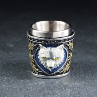 Стопка &laquo;Белый волк&raquo;, 60 мл, 6&times;6,5&times;6,3 см