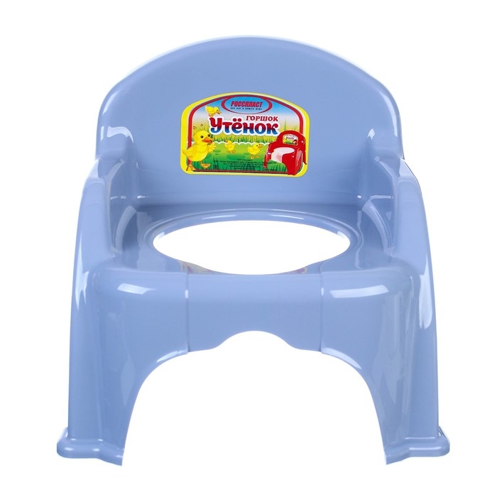 Горшок детский «Утенок» голубовато-серый/ белый 310х295х280мм Горшок детский «Утенок» голубовато-серый/ белый 310х295х280мм