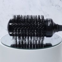 Брашинг &laquo;Premium&raquo;, вентилируемый, прорезиненная ручка, d = 5,3/7 &times; 28,7 см, цвет чёрный