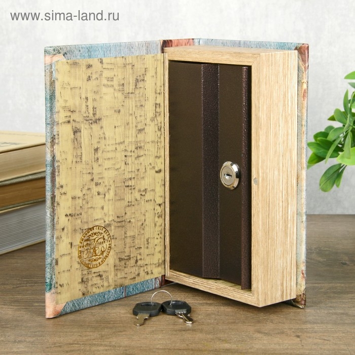 Сейф шкатулка книга "Граф Монте-Кристо" 21х13х5 см