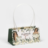 Пакет влагостойкий для цветов &laquo;Flower&raquo;, 24 х 12 х 12 см