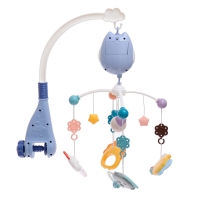 Мобиль музыкальный &laquo;Песенки совушки&raquo;, на батарейках, цвет голубой