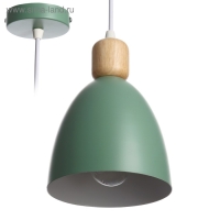 Светильник BayerLux "Колпак" 1х40Вт E27 зеленый 14х14х100 см.