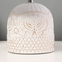 Настольная лампа "Нерис" Е14 40Вт  бело-золотой 20х20х29 см