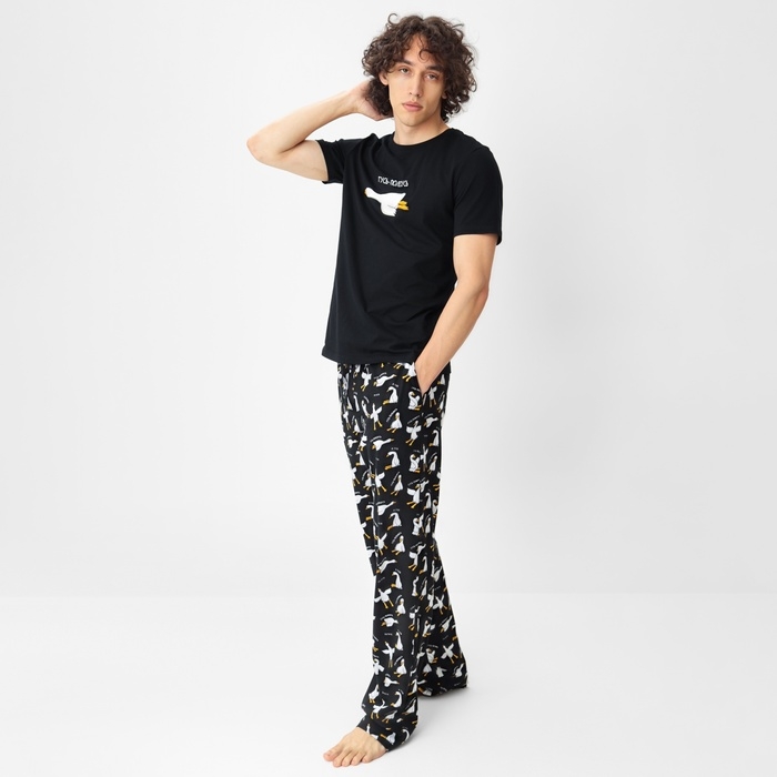 Пижама мужская (футболка и брюки) KAFTAN Gussi, р-р 56 Пижама мужская (футболка и брюки) KAFTAN Gussi, р-р 56