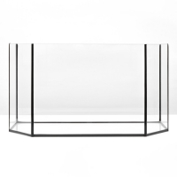 Аквариум "Панорамный" без крышки, 70 литров, 68 х 29 х 37 см