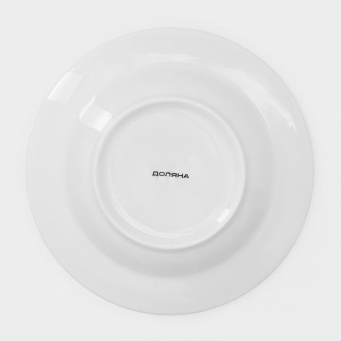 Набор тарелок фарфоровых Доляна &laquo;Малахитовая шкатулка&raquo;, 18 предметов: 6 тарелок d=20 см, 6 тарелок d=25 см, 6 тарелок глубоких 340 мл