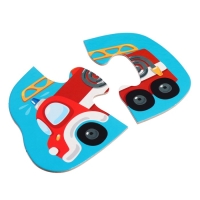 Пазлы-контуры &laquo;Транспорт&raquo;, половинки