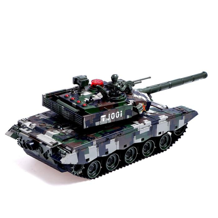 Танковый бой &laquo;Великое сражение&raquo;, на радиоуправлении, 2 танка, с эффектом дыма