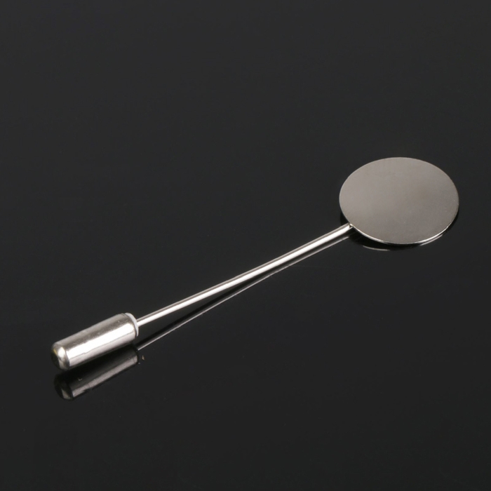 Основа «Брошь-игла» L=5,5 см, площадка 1,5 см (набор 5 шт.), цвет серебро Основа «Брошь-игла» L=5,5 см, площадка 1,5 см (набор 5 шт.), цвет серебро