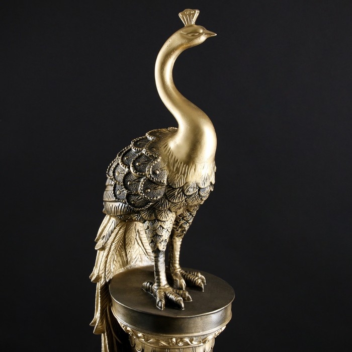 Колонна Колонна "Жар-птица" черное золото, 118х31х22см