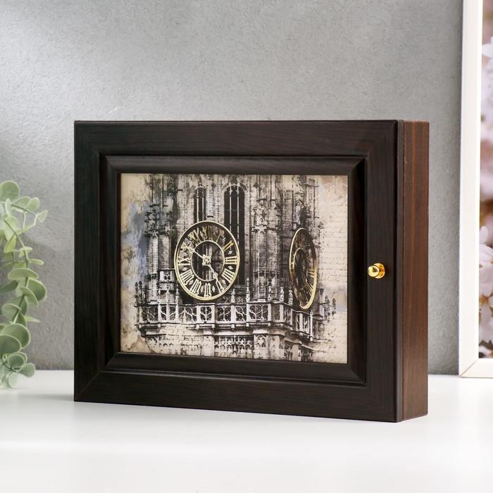 Ключница Ключница "Город 3" венге 19х24 см МИКС