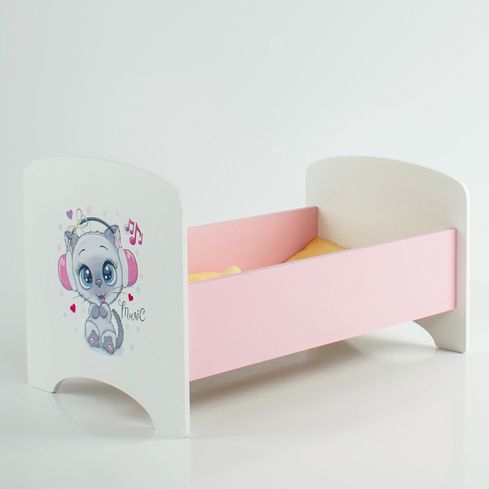 Кроватка &laquo;Котёнок в наушниках&raquo;