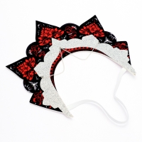 Кокошник карнавальный &laquo;Готический&raquo;, фетр