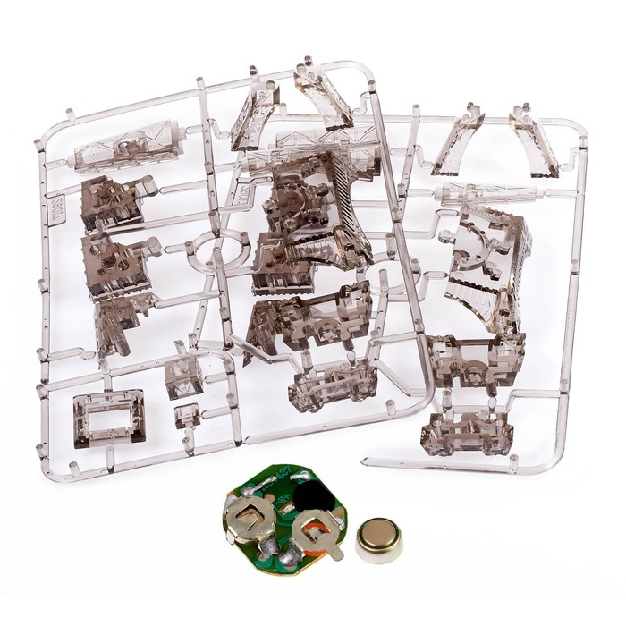 3D пазл &laquo;Башня&raquo;, кристаллический, 24 детали, световой эффект, цвета МИКС