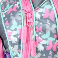 Рюкзак каркасный 39 х 29 х 17 см, серый/бирюзовый ACR22-179-11 Рюкзак каркасный 39 х 29 х 17 см, серый/бирюзовый ACR22-179-11