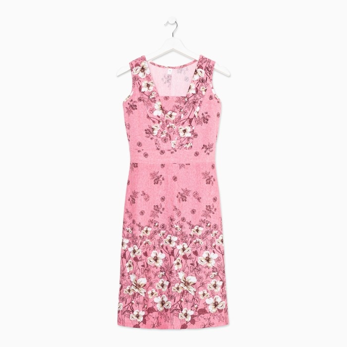 Платье домашнее женское , цвет розовый/голубой, размер 44 Платье домашнее женское , цвет розовый/голубой, размер 44