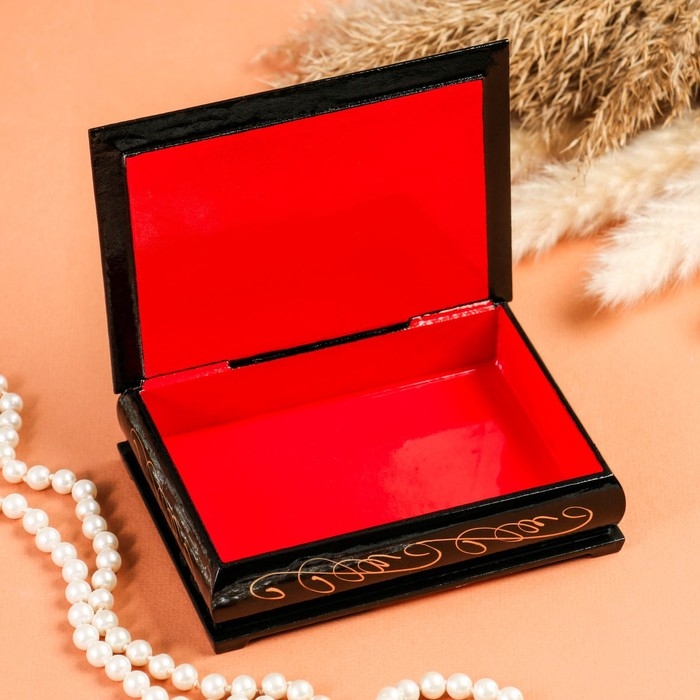 Шкатулка &laquo;Аленький цветочек&raquo;, 10&times;14 см, лаковая миниатюра