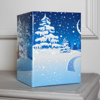 Светодиодная фигура &laquo;Медведь с бантом&raquo; 15 &times; 20 &times; 15 см, акрил, 20 LED, батарейки ААх3 (не в комплекте), свечение белое