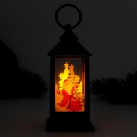 Светильник новогодний «Новый год: Дед мороз», черный, 12,5 х 5,7 см Светильник новогодний «Новый год: Дед мороз», черный, 12,5 х 5,7 см