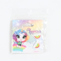 Серьги гвоздики &laquo;Чудесна&raquo; 6 х 6,5 см