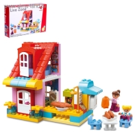 Конструктор &laquo;Загородный дом&raquo;, 68 деталей