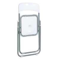 Стул складной на металлическом каркасе, белый Стул складной на металлическом каркасе, белый