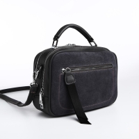 Сумка-саквояж на молнии, цвет серый Сумка-саквояж на молнии, цвет серый