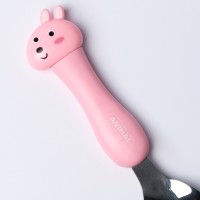 Набор детских столовых приборов в футляре &laquo;Зайчата&raquo;, вилка, ложка