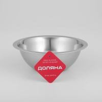 Миска глубокая из нержавеющей стали Доляна &laquo;Индия&raquo;, 1 л, d=20 см
