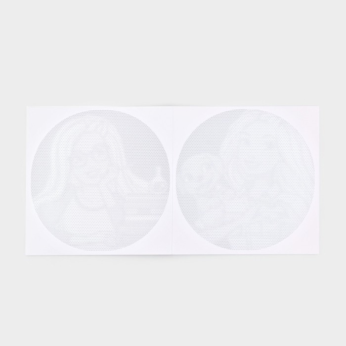 Раскраска-антистресс по сердечкам &laquo;Голубоглазая красавица&raquo;, 21 х 21 см