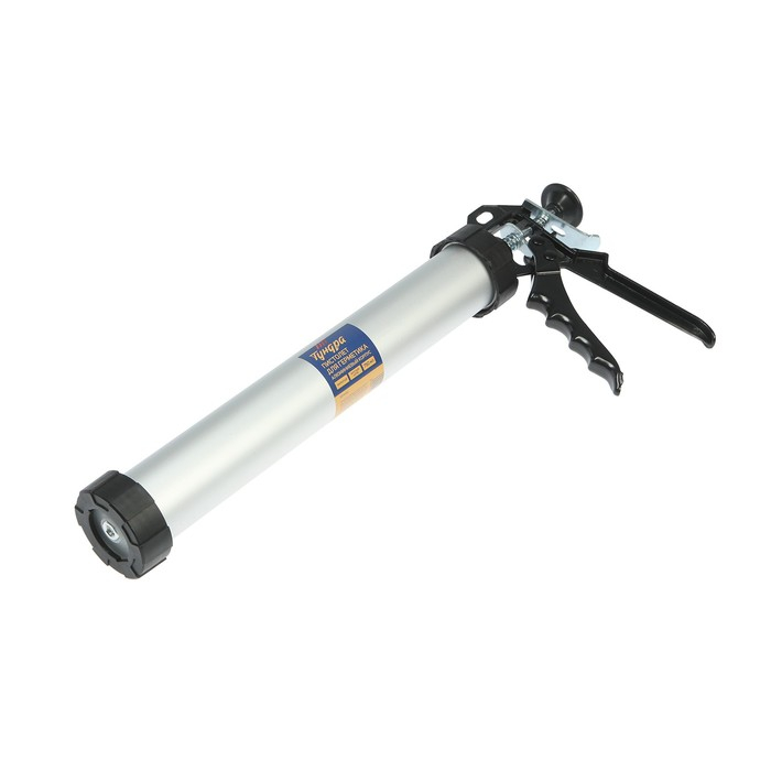 Пистолет для герметика ТУНДРА, закрытый, круглый шток, 750 мл