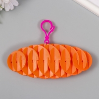 Брелок на карабине антистресс "Шар" МИКС 6х6х6 см