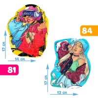 Фигурные пазлы 2 в 1 «Крутые девчонки», 81 и 84 детали Фигурные пазлы 2 в 1 «Крутые девчонки», 81 и 84 детали