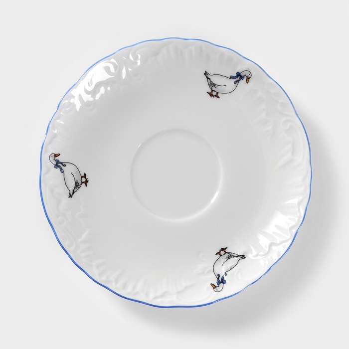 Чайная пара &laquo;Рококо. Гуси&raquo;, 330 мл