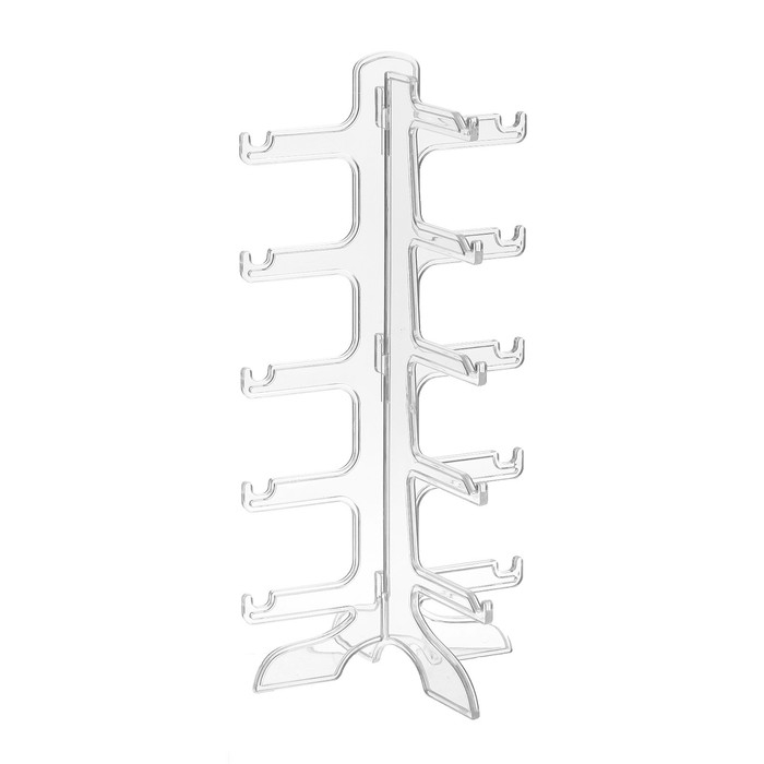 Подставка под очки 5 мест, 16×14,5×31, цвет прозрачный Подставка под очки 5 мест, 16×14,5×31, цвет прозрачный