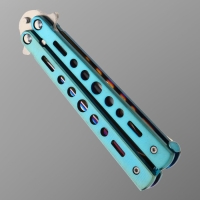 Нож-бабочка "Грифон" сталь - 420, рукоять - металл, 9 см Нож-бабочка "Грифон" сталь - 420, рукоять - металл, 9 см