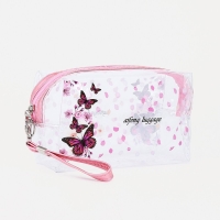 Косметичка на молнии, цвет розовый Косметичка на молнии, цвет розовый