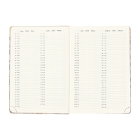 Ежедневник датированный 2025 года A5 168 листов, deVENTE. Expert, интегральная обложка кожзам, карман, перфорация, ляссе, кремовый блок 70 г/м2, серый