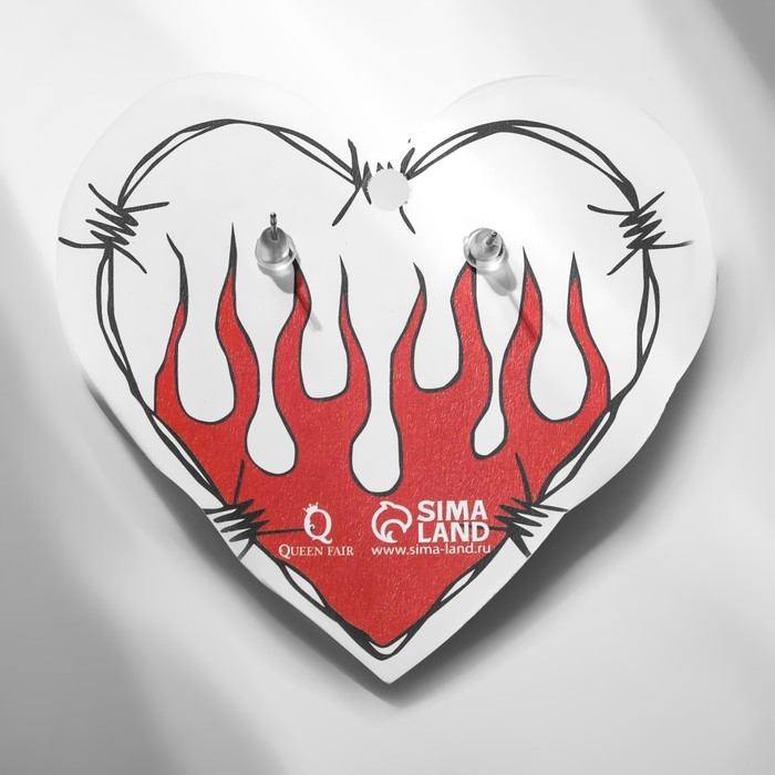 Серьги акрил &laquo;Крестики&raquo; прямые, цвет чёрный в серебре